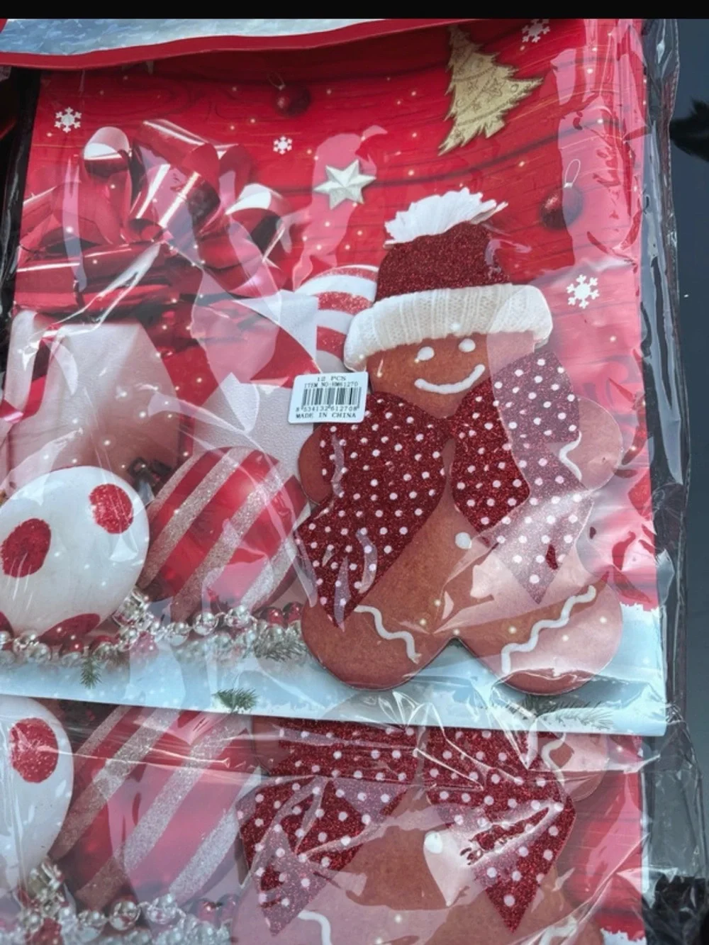 Christmas Gift Wrap Set - Green & Red